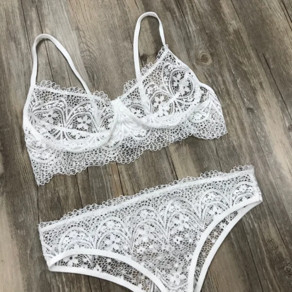 Nuova lingerie sexy reggiseno sexy femminile set di lingerie ciglia set di reggiseno trasparente in pizzo reggiseno push-up da donna lingerie esotica sexy - immagine 31