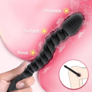 Plug Anale Vibratore - Butt Plug per Gay, Grande Dildo Anale, Plug Anale Vibrante, Strumento per Masturbazione, Giocattolo Erotico per Adulti, Uomini e Donne