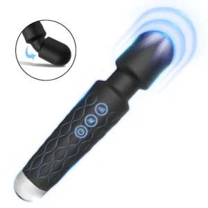 Dispositivo per Masturbazione Femminile - Vibratore AV Magic Wand, Stimolatore Clitorideo, Massaggiatore Vaginale e Punto G, Giocattolo Erotico per Donne