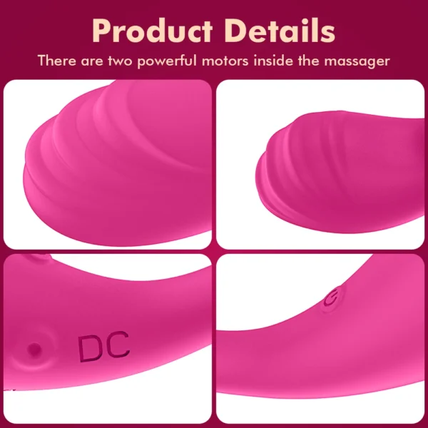 Vibratore con Doppio Motore - Controllo Remoto via App, Dildo per Donne, Wireless Bluetooth, Stimolatore Anale e Punto G, Vibratore Clitorideo e Mutandine Vibranti - immagine 19