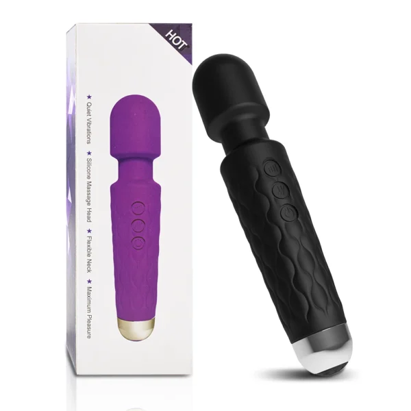 Dispositivo per Masturbazione Femminile - Vibratore AV Magic Wand, Stimolatore Clitorideo, Massaggiatore Vaginale e Punto G, Giocattolo Erotico per Donne - immagine 14