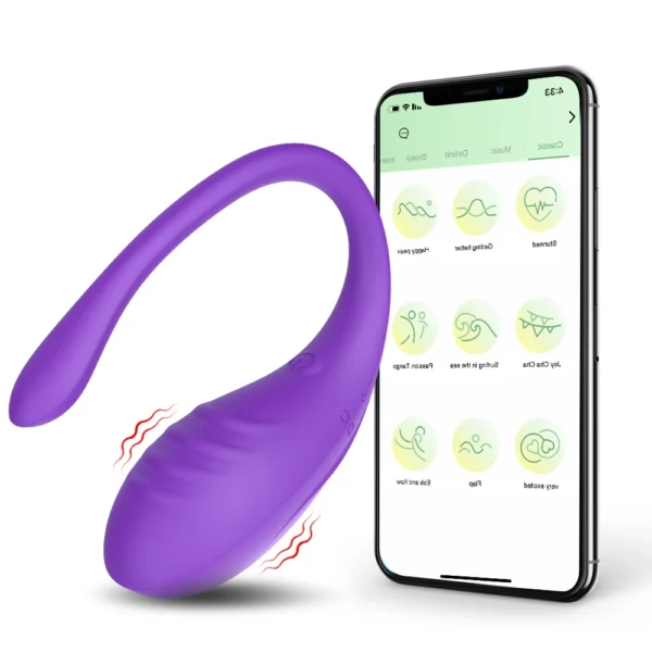 Vibratore con Doppio Motore - Controllo Remoto via App, Dildo per Donne, Wireless Bluetooth, Stimolatore Anale e Punto G, Vibratore Clitorideo e Mutandine Vibranti - immagine 14