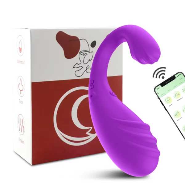 Vibratore con Doppio Motore - Controllo Remoto via App, Dildo per Donne, Wireless Bluetooth, Stimolatore Anale e Punto G, Vibratore Clitorideo e Mutandine Vibranti - immagine 7