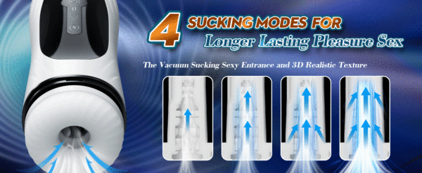 Masturbatore Maschile 4 in 1 – Dispositivo Automatico con Funzione di Suzione, Pompino Realistico, Massaggio Vaginale e Stimolazione Intensa per Uomo - immagine 11