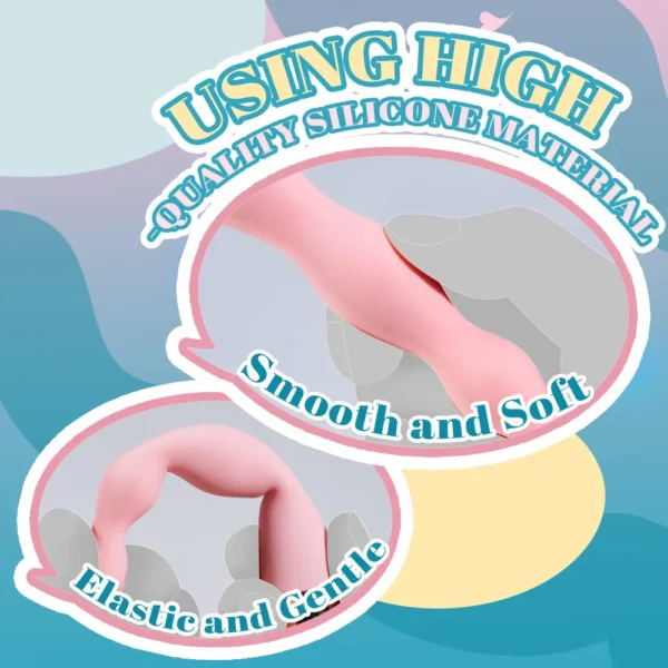Plug Anale Vibrante con Perline – Giocattolo Erotico per Adulti, Stimolatore del Punto G e della Prostata, Dildo Masturbatore per Donna e Uomo - immagine 4