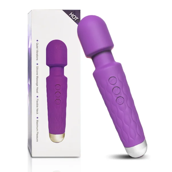 Dispositivo per Masturbazione Femminile - Vibratore AV Magic Wand, Stimolatore Clitorideo, Massaggiatore Vaginale e Punto G, Giocattolo Erotico per Donne - immagine 8