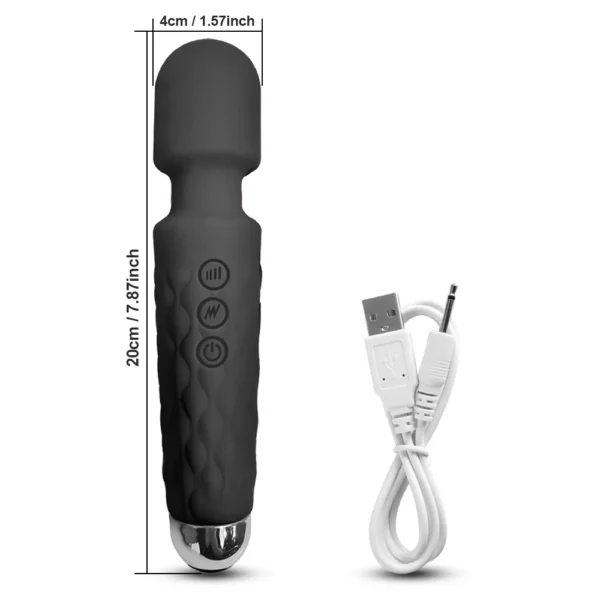 Stimolatore Punto G e Clitoride, Vibratore per Donne, Massaggiatore Potente per Punto G e Clitoride, Giocattolo Erotico AV Magic-Wand Femminile - immagine 13