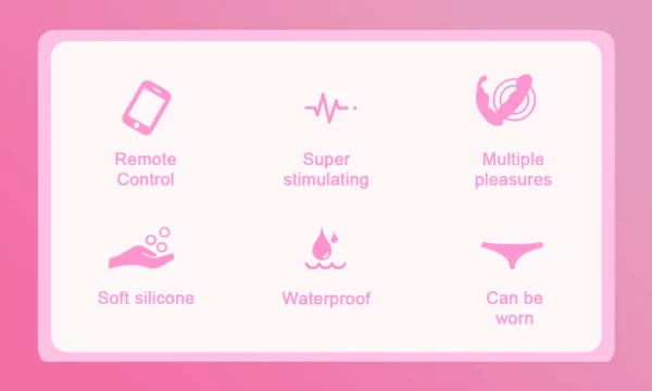 Vibratore Indossabile con Dildo per Punto G - Giocattolo Erotico per Donne, Controllo Remoto via App, Mutandine Vibranti Mini, Rose-Toy, Macchina del Sesso - immagine 12