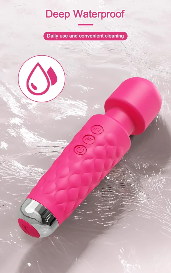 Stimolatore Punto G e Clitoride, Vibratore per Donne, Massaggiatore Potente per Punto G e Clitoride, Giocattolo Erotico AV Magic-Wand Femminile - immagine 20