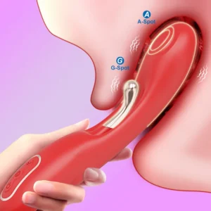 Vibratore con Battito e Oscillazione - Dildo per Donne 18+, Vibrazioni Potenti per Orgasmo Rapido, Giocattolo Erotico per Adulti, Stimolatore del Punto G