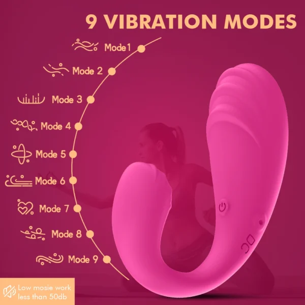 Vibratore con Doppio Motore - Controllo Remoto via App, Dildo per Donne, Wireless Bluetooth, Stimolatore Anale e Punto G, Vibratore Clitorideo e Mutandine Vibranti - immagine 2