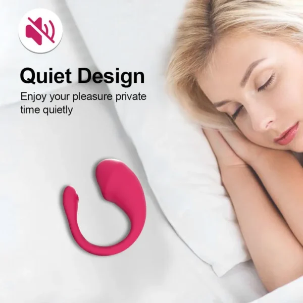 Dispositivo per Masturbazione Femminile - Ovetto Vibrante Indossabile, Stimolatore del Punto G e Clitoride, Dildo Vibratore per Mutandine, Giocattolo Erotico con Controllo via App - immagine 6